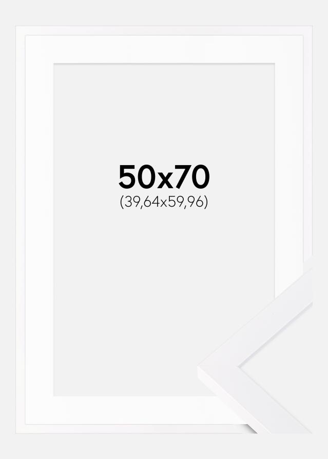 Okvir Selection Bijelo 50x70 cm - Paspartu Bijelo 16x24 inches