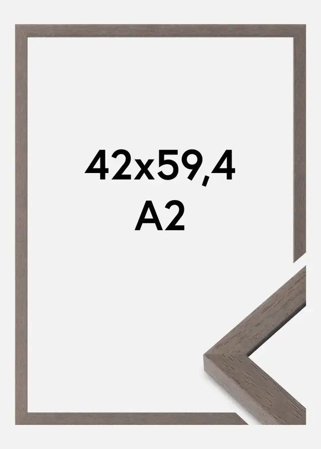 Okvir Hermes Akrilno staklo Siva 42x59,4 cm (A2)