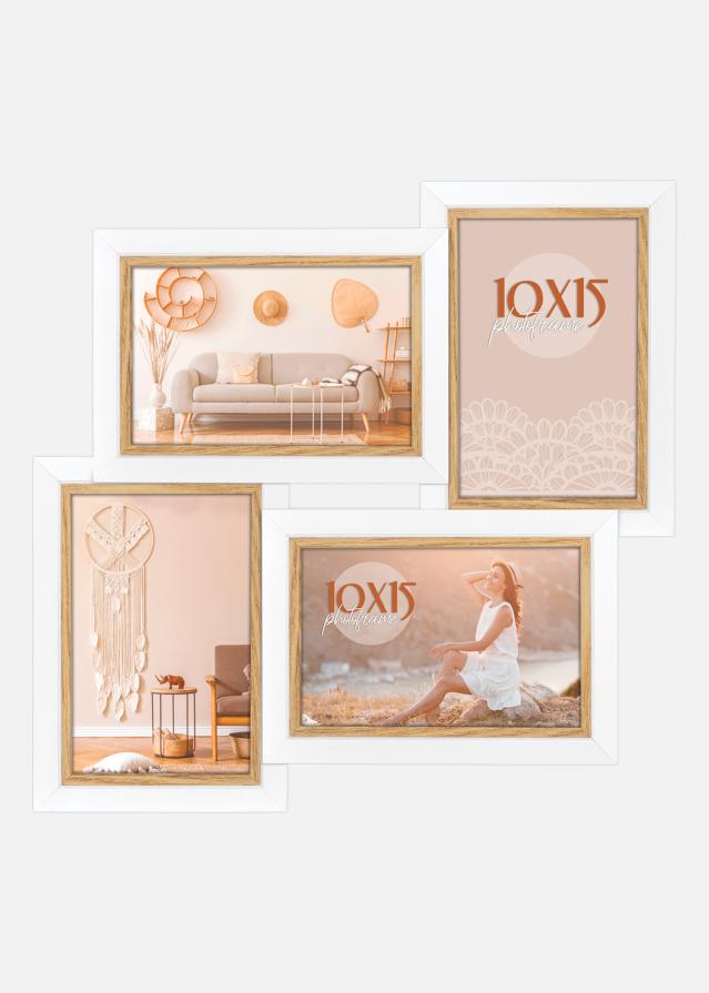 Ayas 4Q Okvir za kolaž Bijelo - 4 Slike