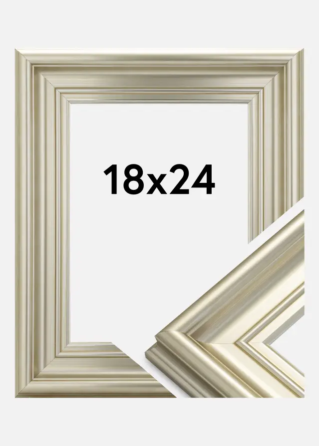 Okvir Mora Premium Srebro 18x24 cm
