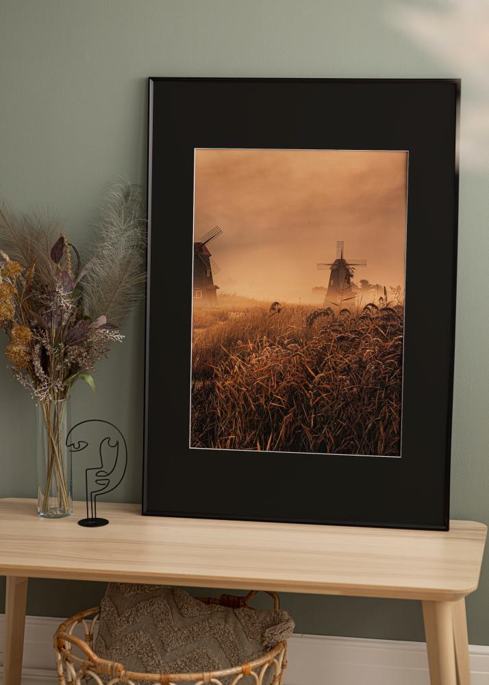 Okvir Desire Crno 40x50 cm - Paspartu Crno 27x35 cm