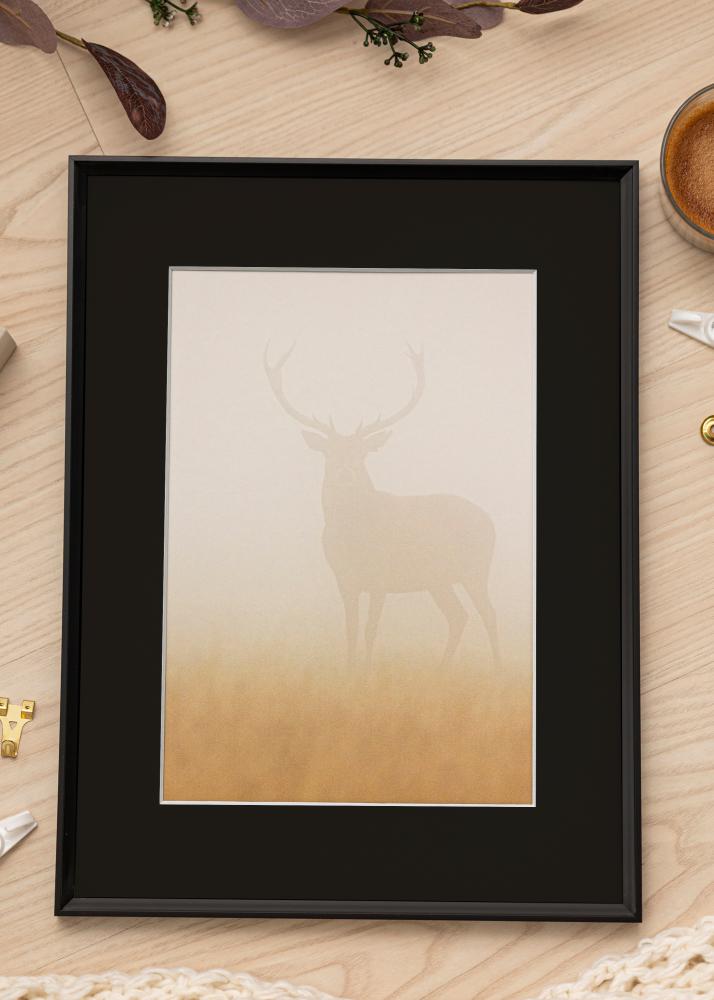 Okvir Desire Crno 40x50 cm - Paspartu Crno 27x35 cm