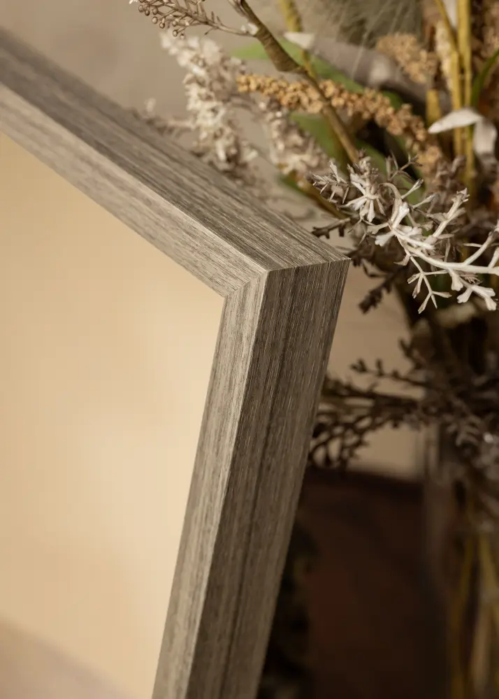 Ogledalo Wood Selection Grey II - Po vlastitoj mjeri