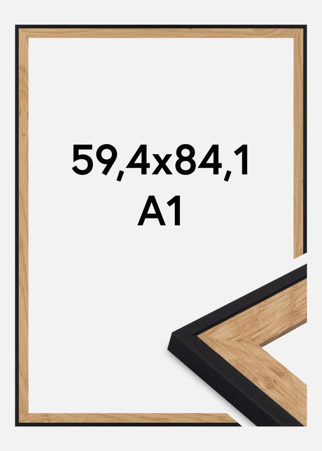Okvir Iris Akrilno staklo Crna 59.4x84 cm (A1)