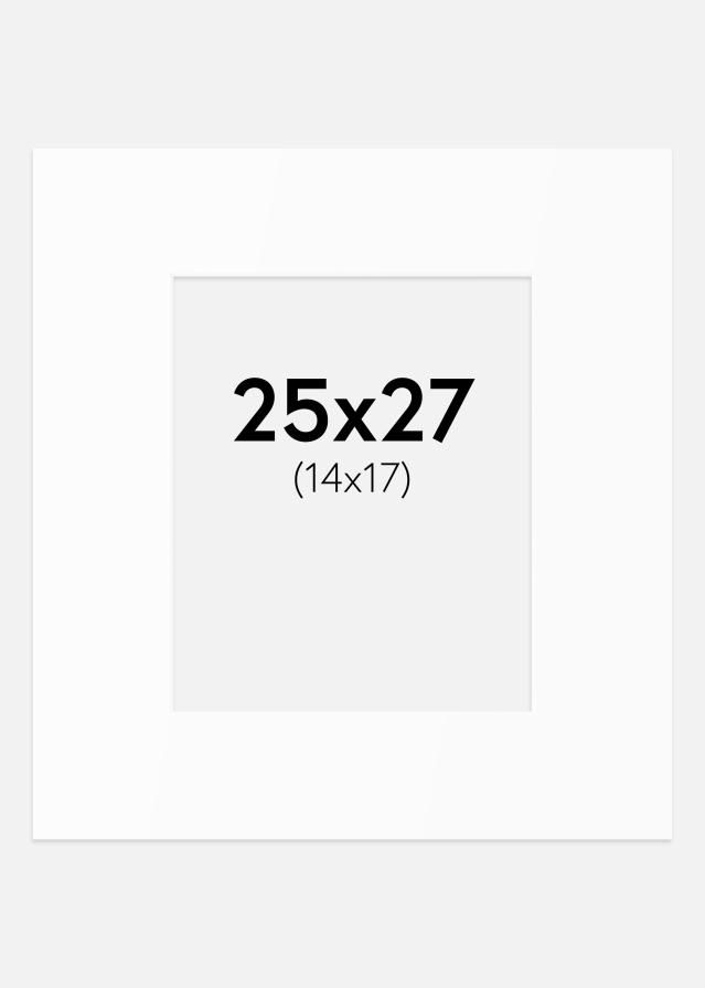 Paspartu Bijeli Standard (Bijela Jezgra) 25x27 cm (14x17)