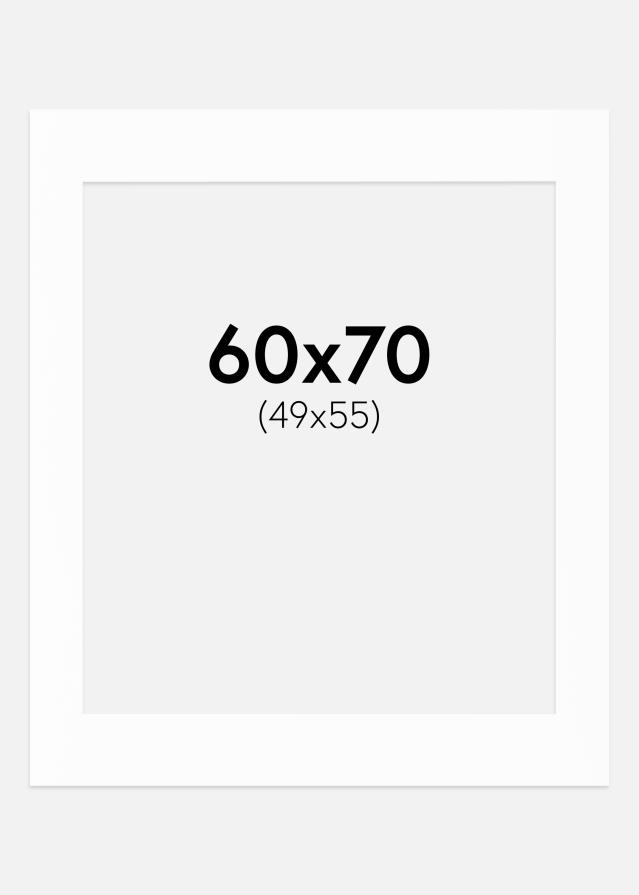 Paspartu Canson Bijelo Bijeli unutarnji rub 60x70 cm (49x55)