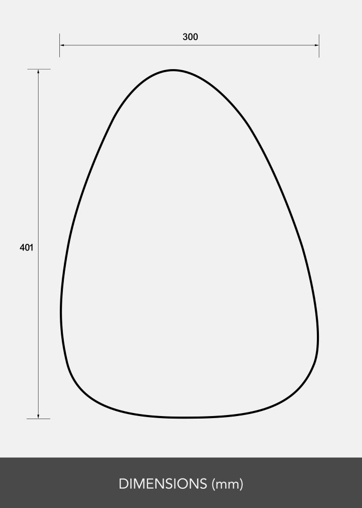 KAILA Ogledalo Shape I 30x40 cm