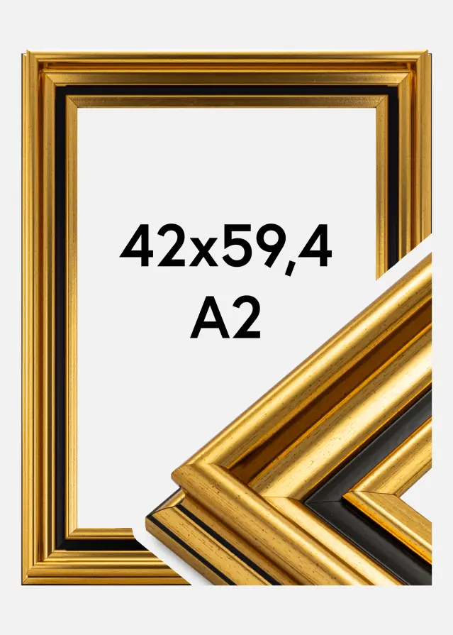 Okvir Gysinge Premium Zlato 42x59,4 cm (A2)