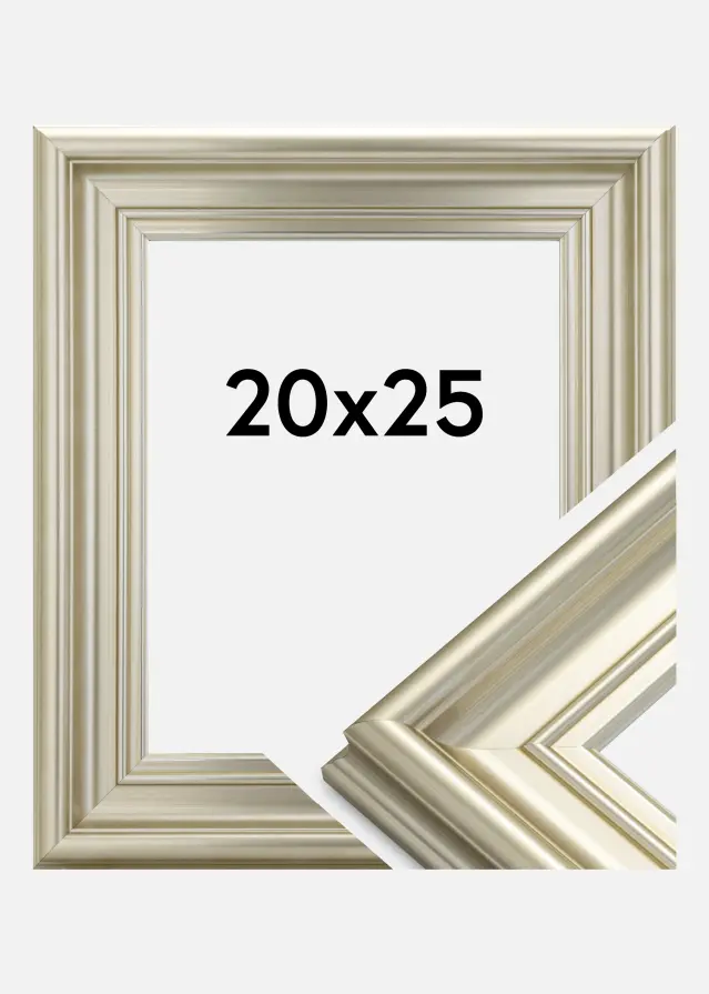 Okvir Mora Premium Srebro 20x25 cm