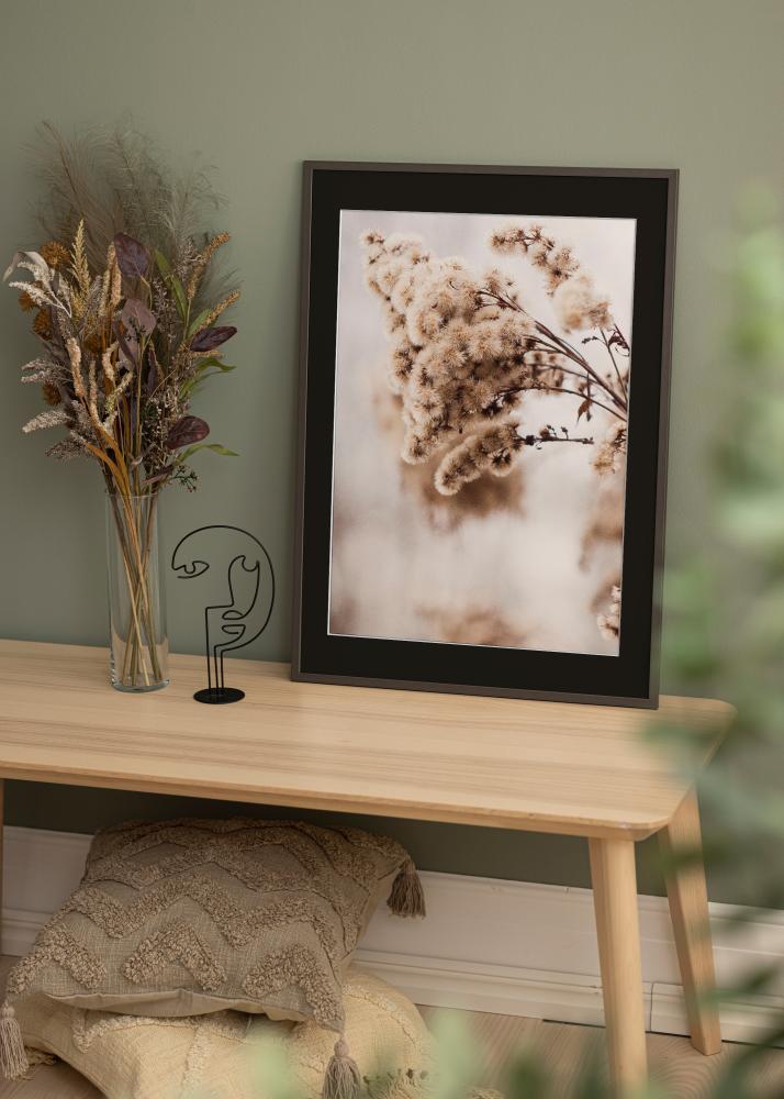 Okvir Edsbyn Grafit 40x70 cm - Paspartu Crno 28x58 cm