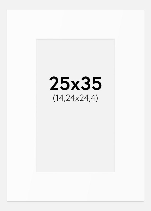 Paspartu Bijeli Standard (Bijela Jezgra) 25x35 cm (14,24x24,4)