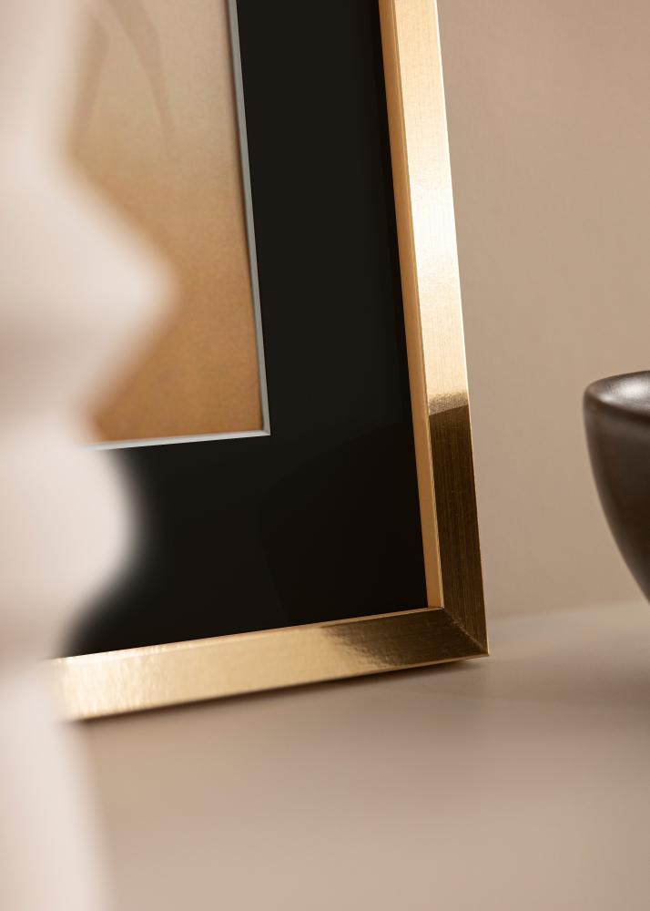 Okvir Trendy Zlato 50x60 cm - Paspartu Crno 35x45 cm