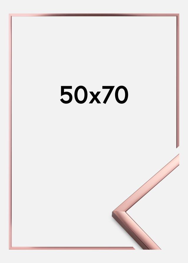 Okvir Plakat Frame Aluminum Ružičastao zlatna 50x70 cm