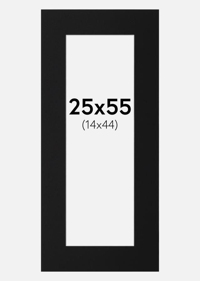 Paspartu Crni Standard (Bijela Jezgra) 25x55 cm (14x44)