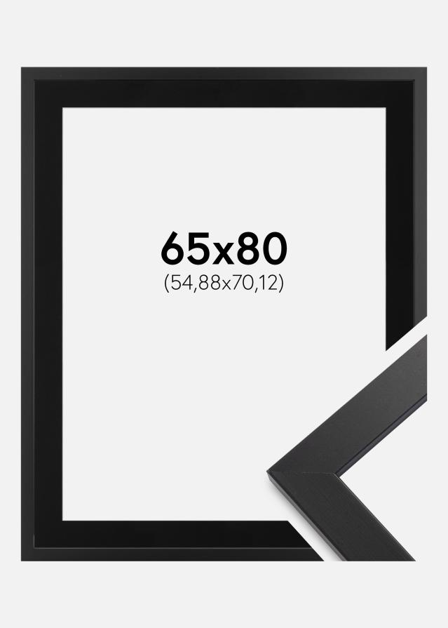 Okvir Black Wood 65x80 cm - Paspartu Crno 22x28 inches