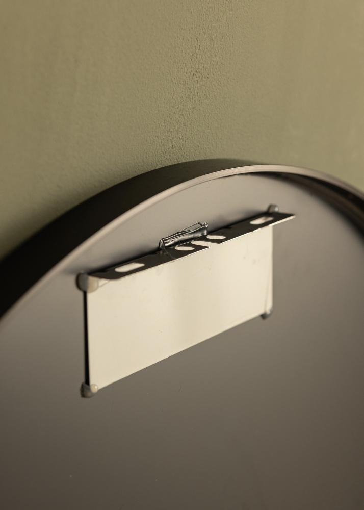 Ogledalo Madrid Crno 80 cm Ø