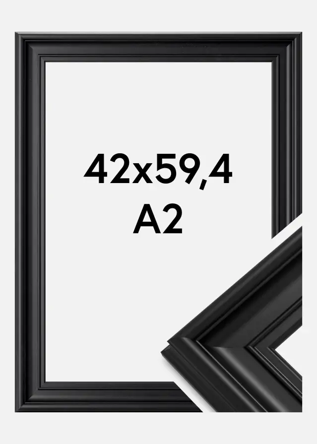 Okvir Mora Premium Crno 42x59,4 cm (A2)