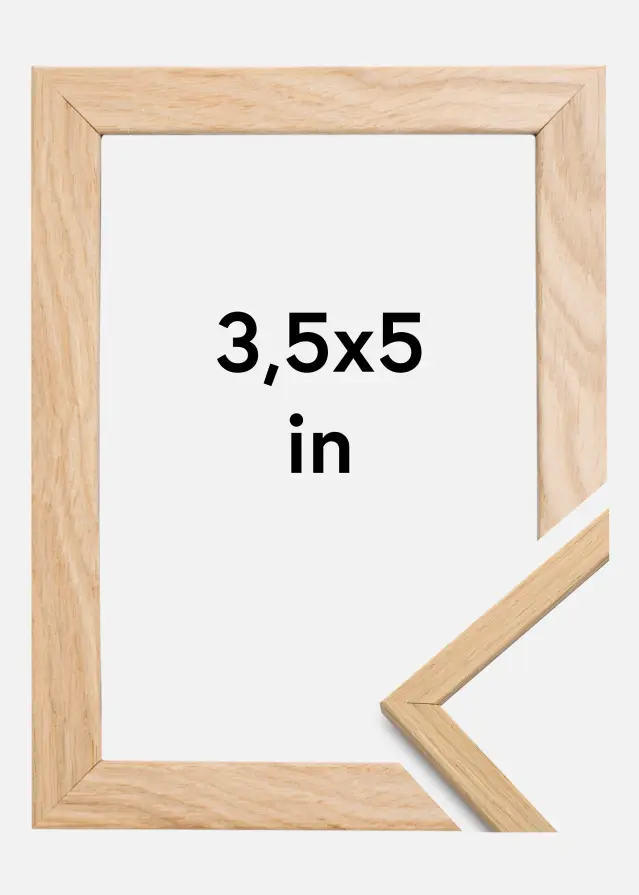 Okvir Edsbyn Akrilno staklo Hrast 3,5x5 inches (8,89x12,7 cm)