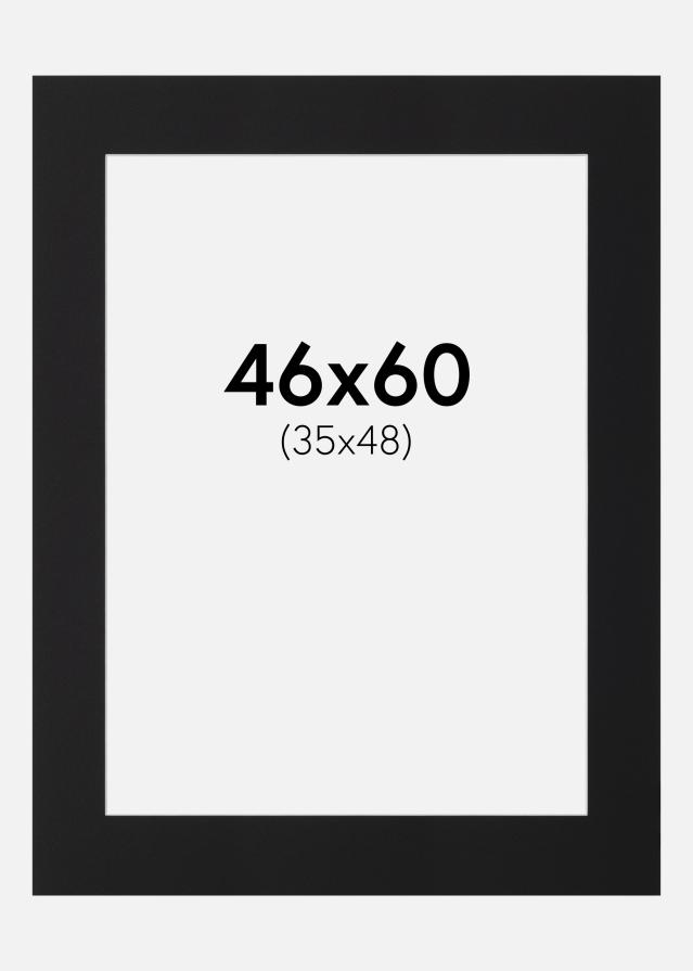 Paspartu Crni Standard (Bijela Jezgra) 46x60 cm (35x48)