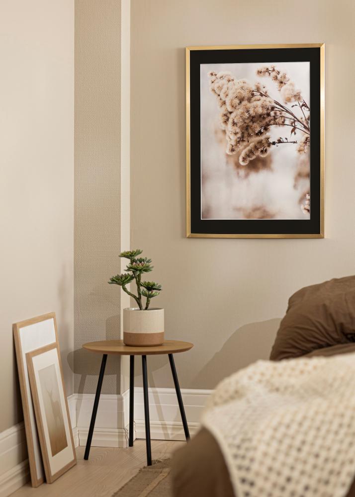 Okvir Trendy Zlato 50x60 cm - Paspartu Crno 35x45 cm