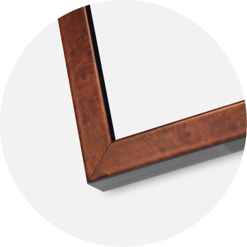 Okvir Hermes Akrilno staklo Burr Walnut 42x59,4 cm (A2)