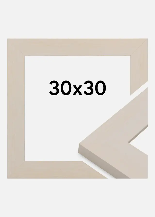Okvir Pembrokeshire Akrilno staklo Bijela 30x30 cm