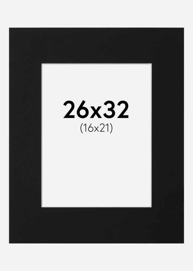 Paspartu Crni Standard (Bijela Jezgra) 26x32 cm (16x21)