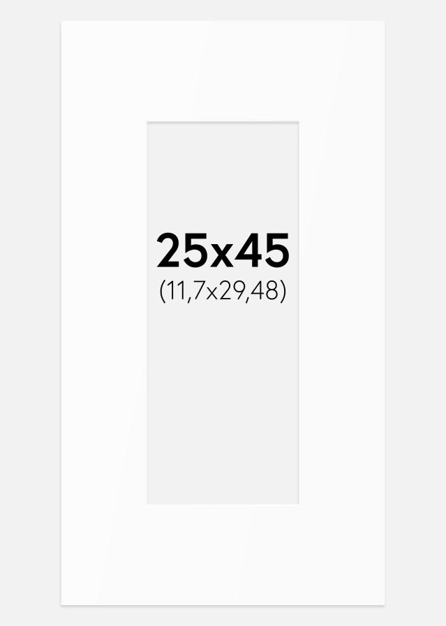 Paspartu Bijeli Standard (Bijela Jezgra) 25x45 cm (11,7x29,48)