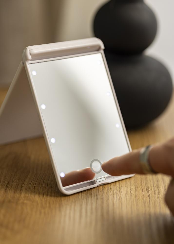 KAILA Kozmetičko ogledalo Fold III Bijelo - 13x9 cm