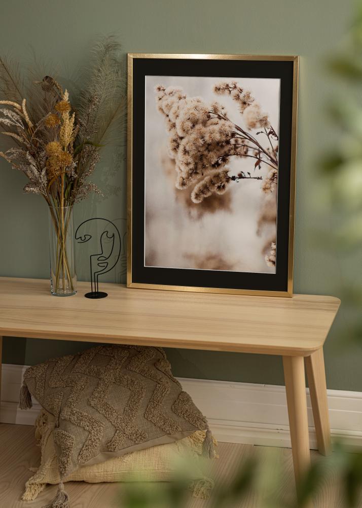 Okvir Trendy Zlato 50x60 cm - Paspartu Crno 35x45 cm