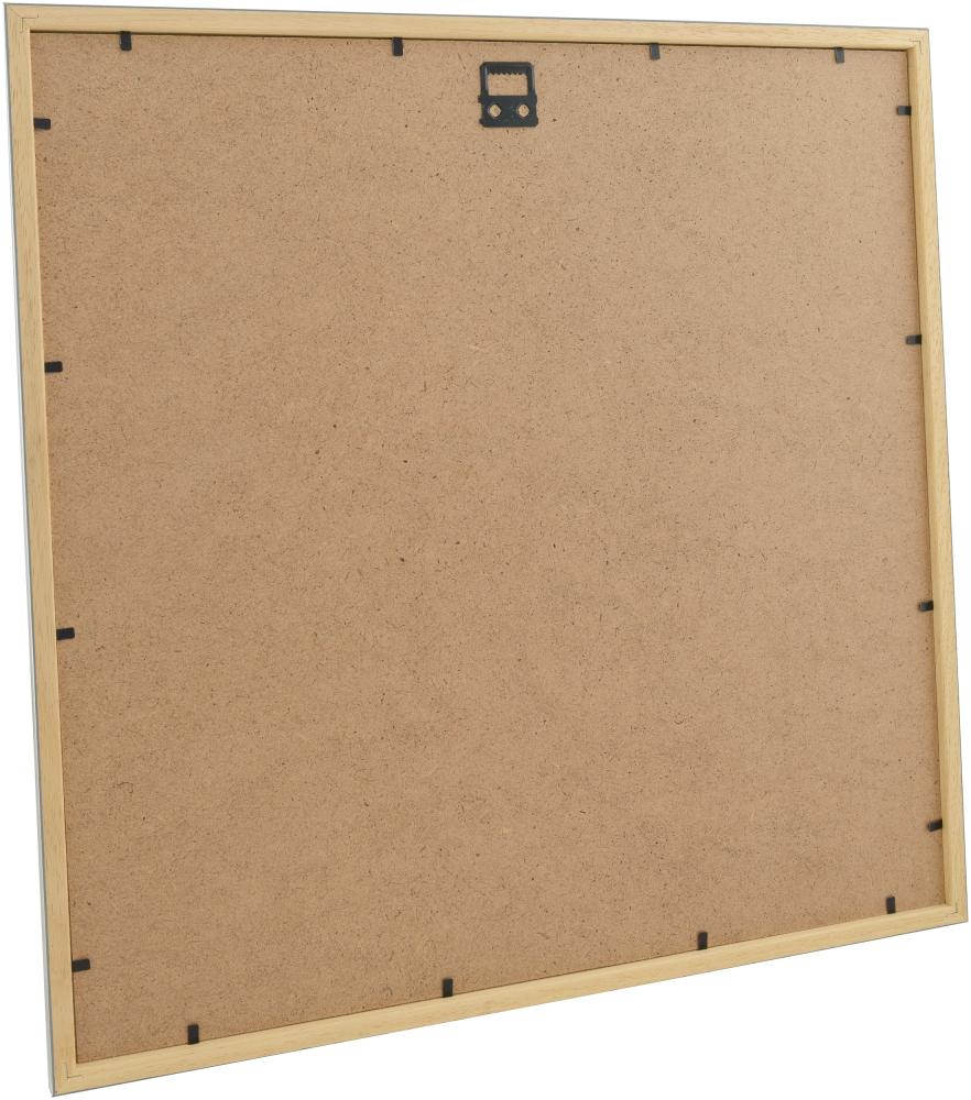Okvir Slim Mat Antirefleksno staklo Srebro 40x40 cm