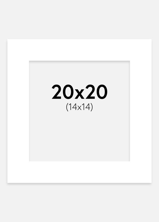 Paspartu Kredasto bijela 20x20 cm (14x14 cm)