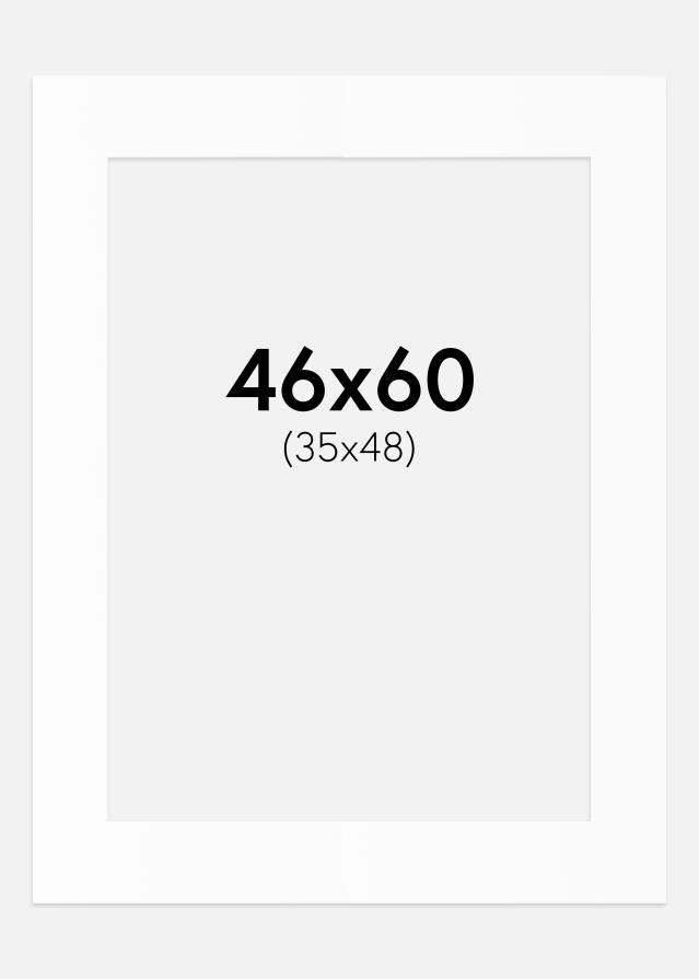 Paspartu Bijeli Standard (Bijela Jezgra) 46x60 cm (35x48)