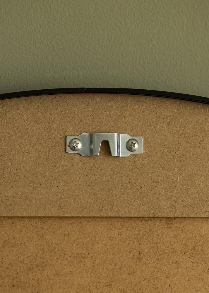 Ogledalo Modern Crno 80 cm Ø