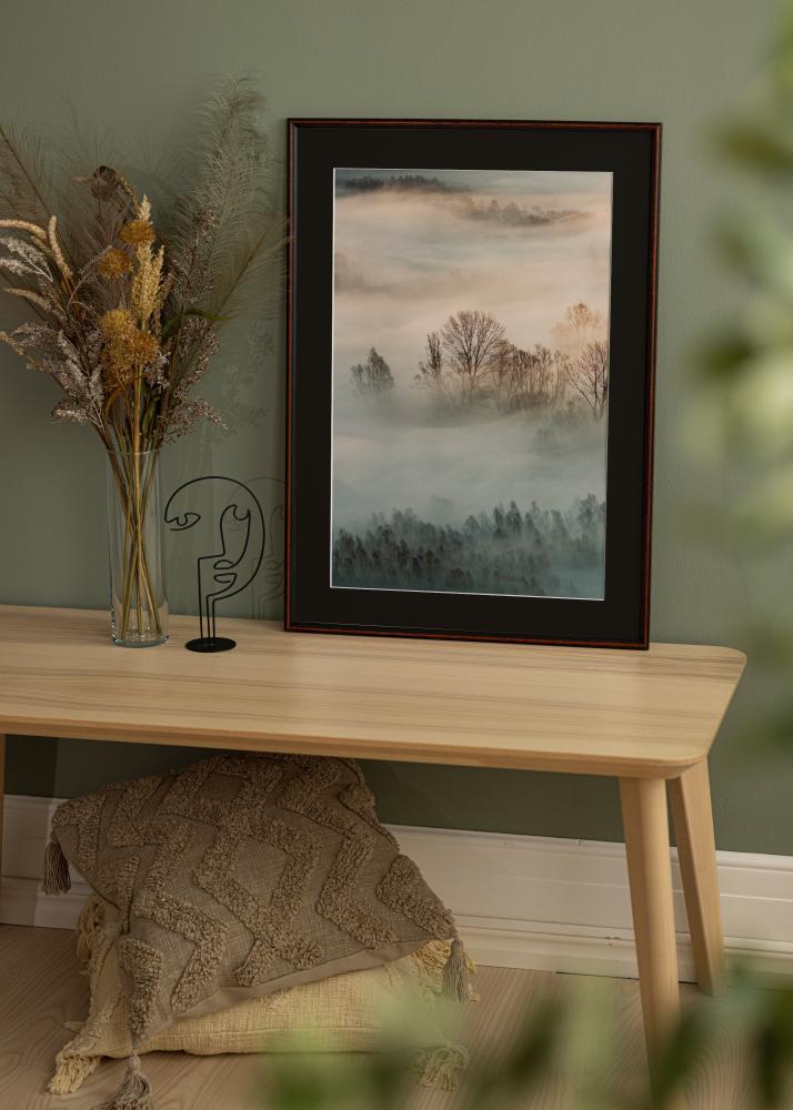 Okvir Horndal Orah 24x30 cm - Paspartu Crno 18x24 cm