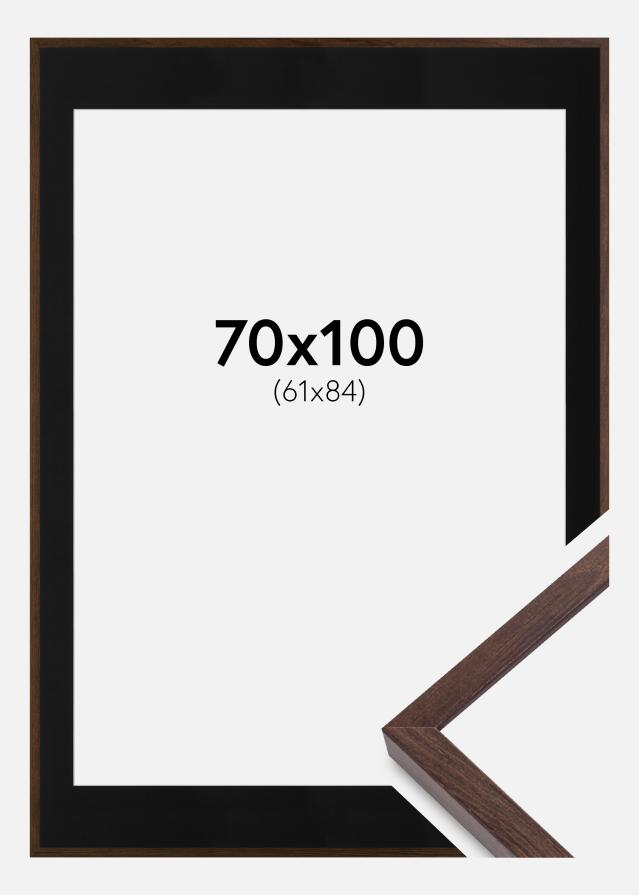 Okvir E-Line Orah 70x100 cm - Paspartu Crno 62x85 cm