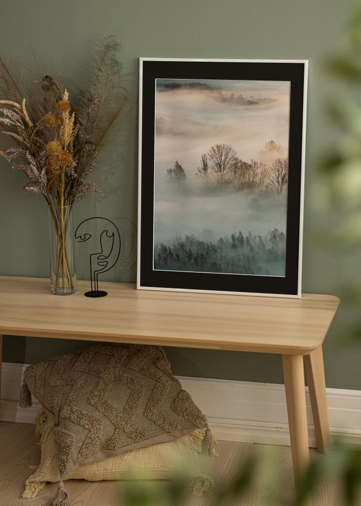 Okvir New Lifestyle Bijelo 50x70 cm - Paspartu Crno 16x24 inches