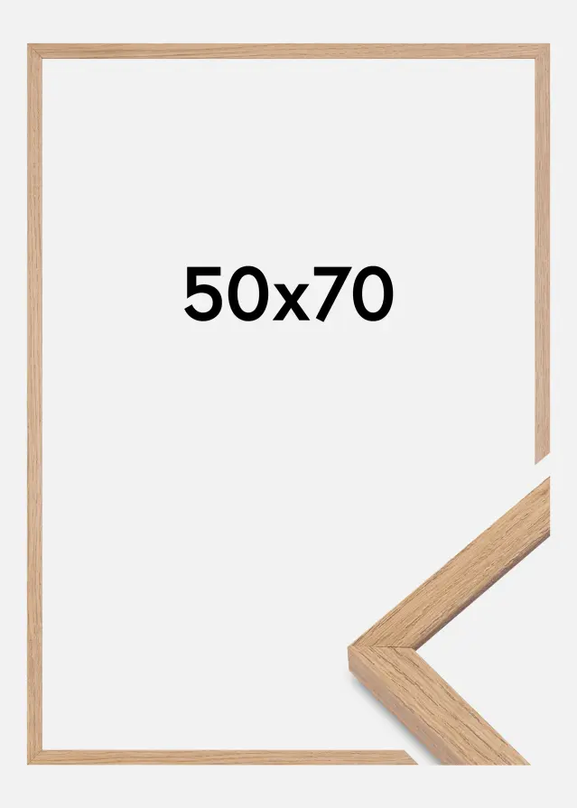 Okvir Montgomery Mat Antirefleksno staklo Hrast 50x70 cm