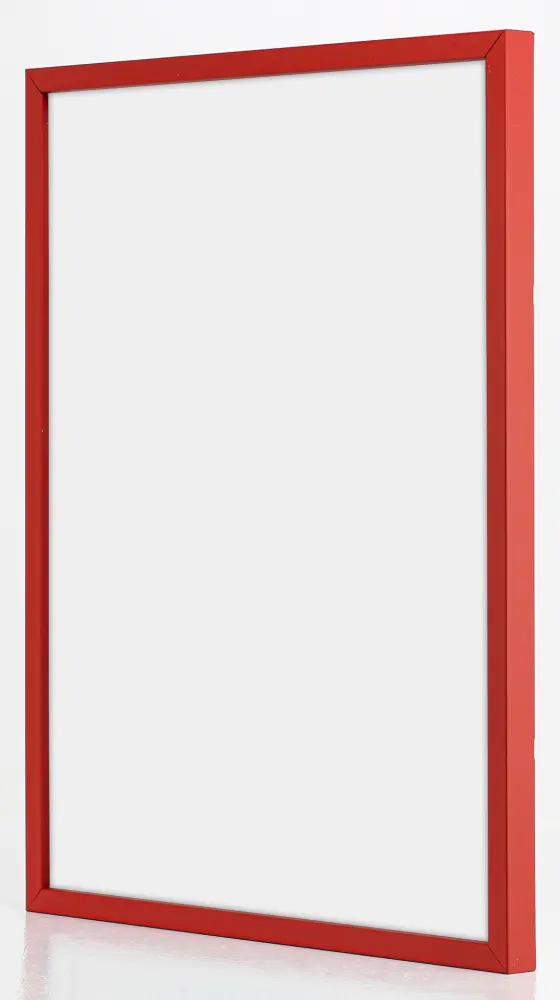 Okvir E-Line Crvena 50x70 cm - Paspartu Bijelo 42x59,4 cm (A2)