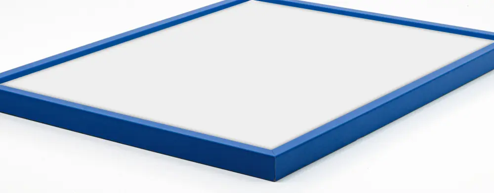 Okvir E-Line Plava 50x70 cm - Paspartu Bijelo 42x59,4 cm (A2)