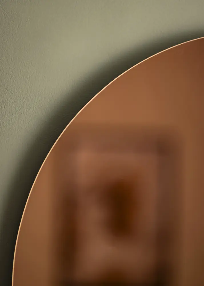 KAILA Ogledalo Ovalan Rose Gold 50x100 cm