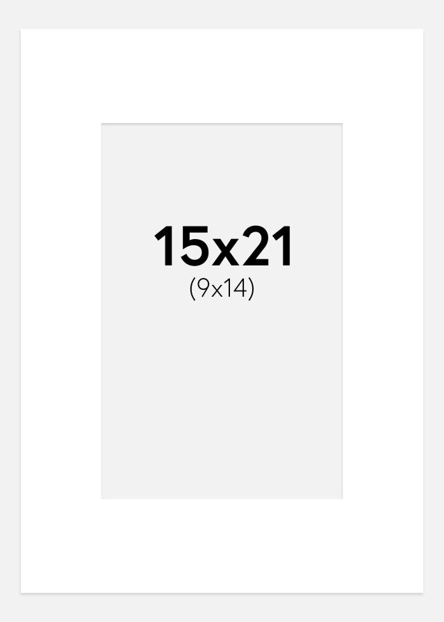 Paspartu Kredasto bijela 15x21 cm (9x14 cm)