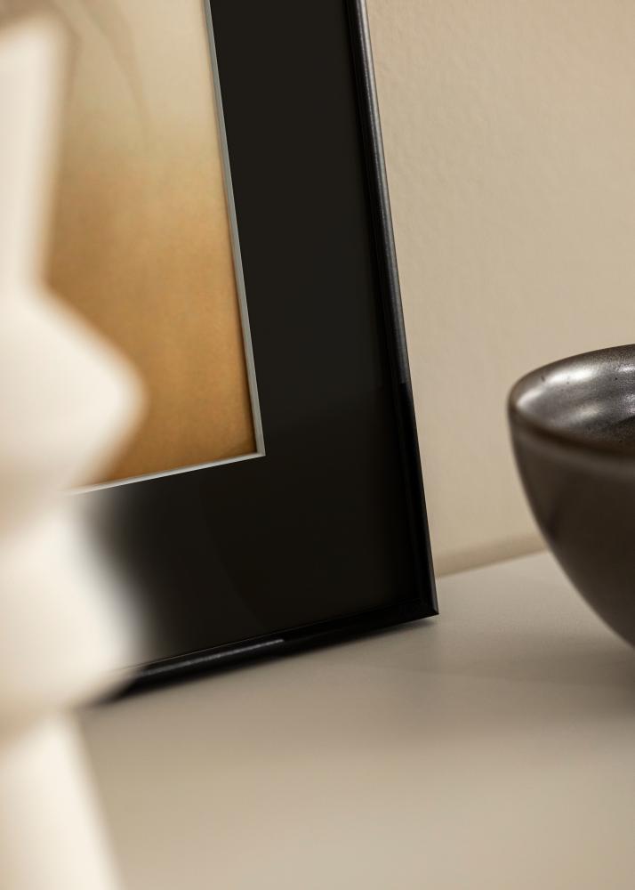 Okvir Visby Crno 30x40 cm - Paspartu Crno 21x30 cm