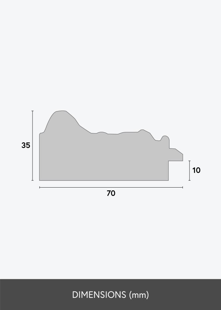 Okvir Durham Bijelo - Veličina po izboru
