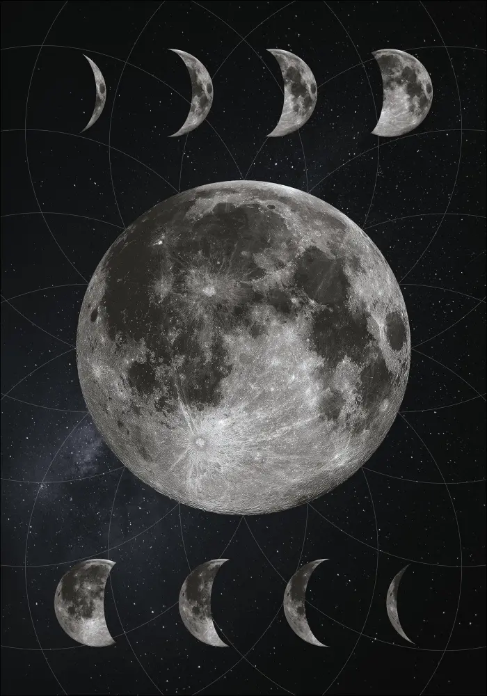Moon Phases Plakat