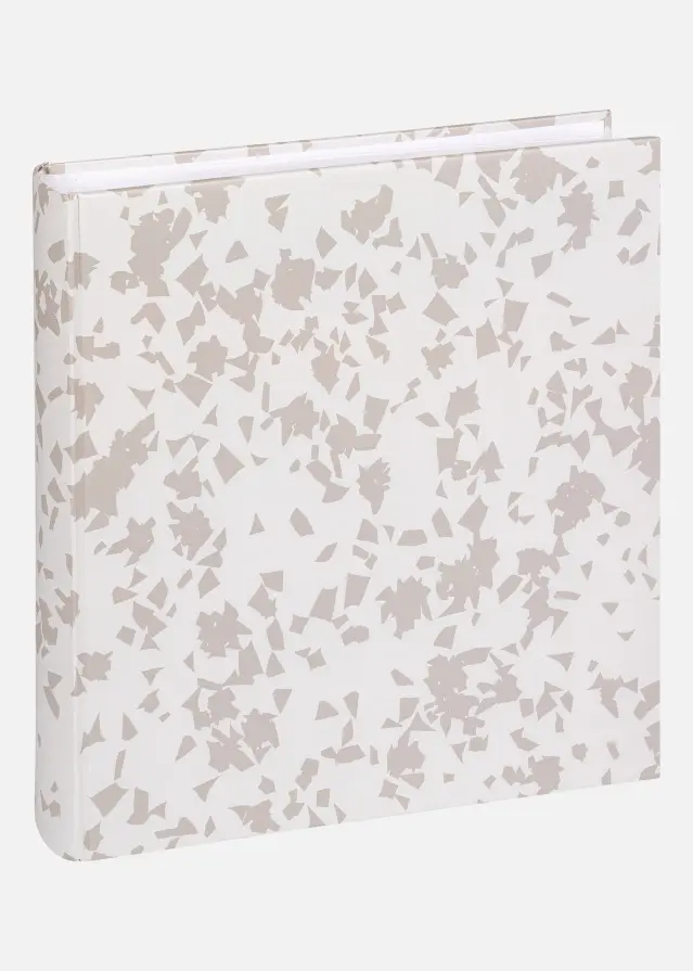 Terrazzo stone Album Bijelo - 28x29 cm (60 Bijele Stranice / 30 listova)
