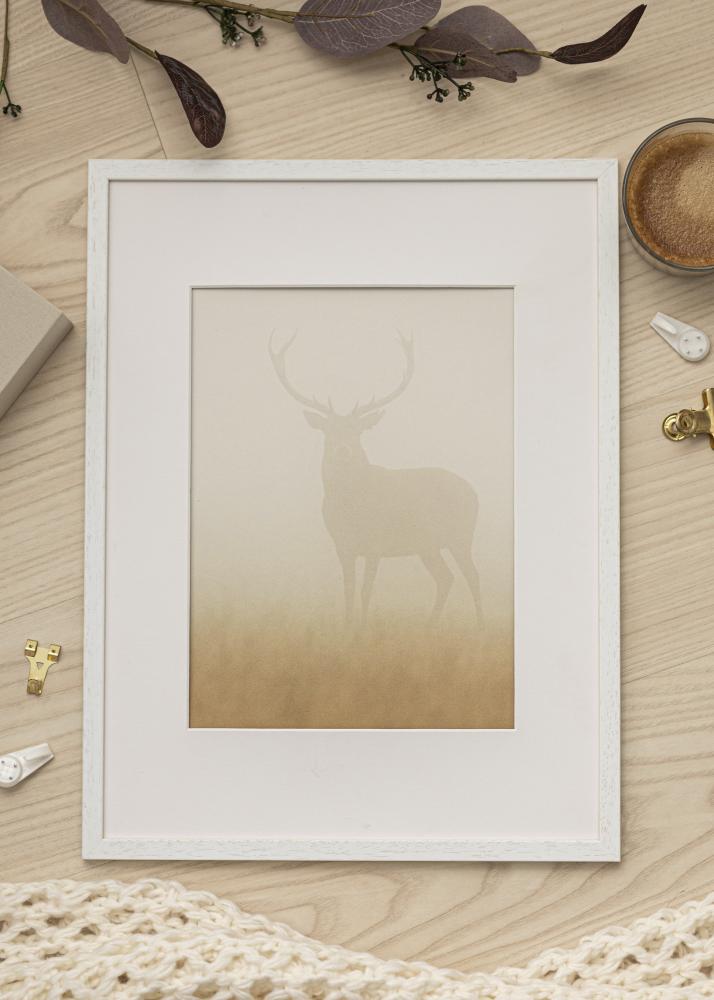 Okvir Edsbyn Warm White 50x70 cm - Paspartu Bijelo 40x60 cm