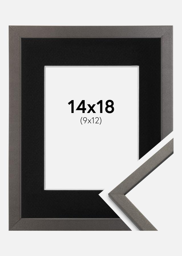 Okvir Edsbyn Grafit 14x18 cm - Paspartu Crno 10x13 cm