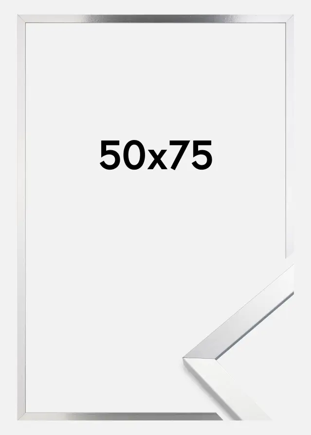 Okvir Trendy Akrilno Staklo Srebro 50x75 cm