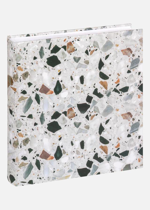 Terrazzo stone Album Crno - 28x29 cm (60 Bijele Stranice / 30 listova)
